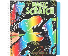Dino World Dino pasaulis Dino pasaulis – „Magic Scratch Book“ (0412732)