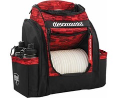Kuprinė diskgolfo diskams DISCMANIA Fanatic Sky Raudona