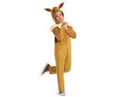 Disguise Vaidmenų žaidimo kostiumas Eevee gobtuvu kombinezonas klasikinis, 7-8 metų amžiaus, 127-136 cm