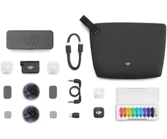 DJI Mic Mini 2, kaksi lähetintä + vastaanotin + latauskotelo