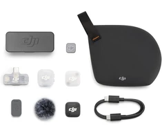 DJI Mic Mini 2 (1 siųstuvas + 1 mobilusis imtuvas + įkrovimo dėklas)
