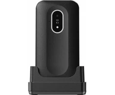 Doro Leva L21, Clamshell, Single SIM, 7.11 cm (2.8"), 2 MP, 1150 mAh, Juodas, Baltas