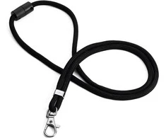Durable 824101, Badge lanyard, Juodas, 1 pc(s), Recycled polyethylene terephthalate (rPET), 46 cm, 6 mm