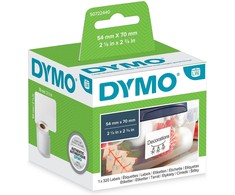 Dymo LabelWriter -yleistarra 70 x 54 mm, 320 tarraa, valkoinen