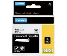 DYMO 18482 etikečių juostelė Juoda ant baltos