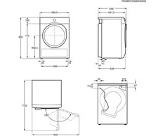 Džiovyklė Electrolux 600 GentleCare kuivausrumpu (EDI632E95E)