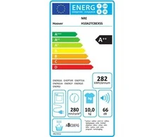 Džiovyklė Hoover H-Dry 550 NRE H10A2TCBEX SS sausasrumpu
