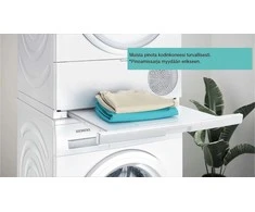 Džiovyklė Siemens WT43HV0EDN iQ300 kuivausrumpu, valkoinen