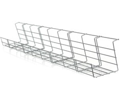 Elfen Cable Basket -johtokori, 72 cm, harmaa