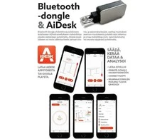 „Elfen Ergodesk Control“ - „Bluetooth“ raktas