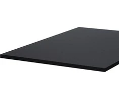 Elfen Ergodesk -pöytälevy, 160 x 75 cm, mattamusta, anti-fingerprint pinta