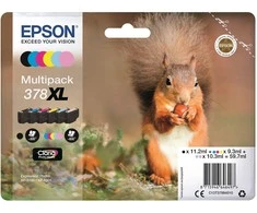 Epson Squirrel 378XL Originalus Juoda, Žydras, Šviesus Cyan, Šviesi Magenta, Geltona 1 vnt