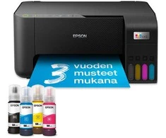 Spausdintuvas Epson EcoTank ET-2862, Inkjet, Spalvotas spausdinimas, 5760 x 1440 DPI, A4, Direct spausdinimas, Juodas