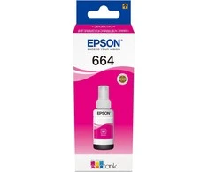 Epson T664 EcoTank – mustepullo, purpurinė