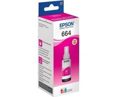Epson T664 EcoTank – mustepullo, purpurinė