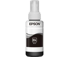 Epson T664 EcoTank -mustepullo, musta