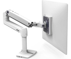 Laikiklis Ergotron LX Desk Monitorius Arm -näyttövarsi pöytäkäyttöön, valkoinen