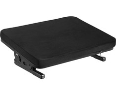 ErgoWork Footrest Pro -ergonominen jalkatuki, musta