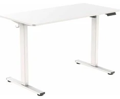 Kompiuterio stalas ErgoWork Nordic Home, Baltas