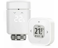 Eve Systems Eve Thermo Comfort Set – rinkinys, kuriame yra Eve Thermo ir Eve Thermo Control (Matter technologija)