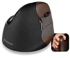 Evoluent VerticalMouse 4 Small Wireless – belaidė vertikali pelė dešiniarankiams