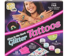 Storey Publishing LLC FabLab Glow Tattoos – blizgančios tatuiruotės, kurios šviečia tamsoje