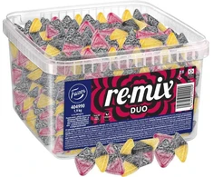 Fazer Remix Duo Hedelmä-Salmiakki P&amp;M irtomakeinen, 1,9kg