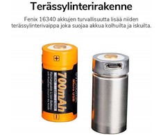 Fenix 16340 ARB-L16-700 mAh ličio jonų akumuliatorius