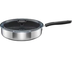 Fiskars FF keptuvė su dangčiu 26cm keramine danga