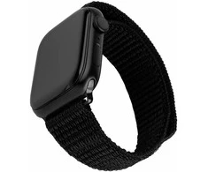 Fixed Ištaisyta | Sportiškas dirželis Apple Watch 38/40/41mm | 160-210 mm | Juodas | Nailonas