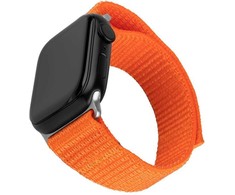 Fixed Fiksuotas | Sportiškas dirželis Apple Watch Ultra 49mm | 160-210 mm | Laikrodžio dirželis | Oranžinis | Nailonas