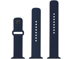 Fixed Fiksuotas | Sportiškas dirželio rinkinys Apple Watch 42/44/45 mm | 170-235 mm | Mėlyna | Silikonas