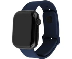 Fixed Fiksuotas | Sportiškas dirželio rinkinys Apple Watch 42/44/45 mm | 170-235 mm | Mėlyna | Silikonas