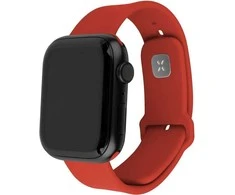 Fixed Ištaisyta | Sportiškas dirželio rinkinys Apple Watch 38/40/41 mm | 160-225 mm | Raudona | Silikonas