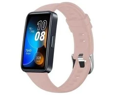 Fixed Silikonowy dirželis do Huawei Band 8/9, rožinė