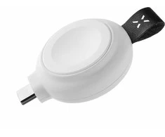 FIXED Orb Charger Apple Watch su greito įkrovimo palaikymu balta spalva
