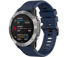 Dirželis silikonowy FIXED do Garmin QuickFit 20mm, mėlyna