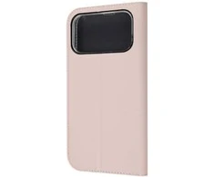 Dėklas FoneKit BookCase suojakotelo, iPhone 17 Pro Max, vaaleanpunainen
