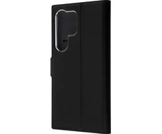 Dėklas FoneKit BookCase -suojakotelo, Samsung Galaxy S25 Ultra, musta
