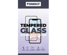 FoneKit viso dangčio grūdintas stiklas, iPhone 15 Plus