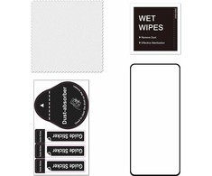 FoneKit viso dangčio grūdintas stiklas, OnePlus Nord 4, juodas