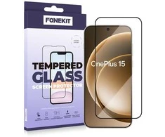 „FoneKit“ grūdintas viso ekrano apsauginis stiklas, „OnePlus 15“