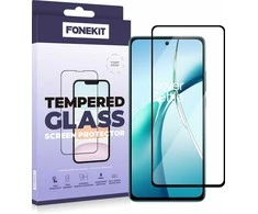 Goobay FoneKit viso dangčio grūdintas stiklas, OnePlus Nord CE4 Lite, juodas
