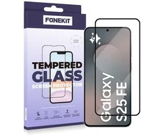 FoneKit Full Cover panssarilasi, Samsung Galaxy S25 FE