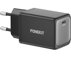FoneKit GaN PD 45W -verkkovirtalaturi, USB-C, musta