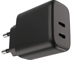 FoneKit GaN PD 65W -verkkovirtalaturi, USB-C + USB-C, musta