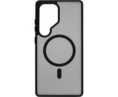 Dėklas FoneKit Magneettinen Soft Touch -suojakuori, Samsung Galaxy S25 Ultra, musta/harmaa