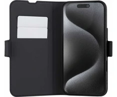 Dėklas FoneKit MagSafe-yhteensopiva BookCase -suojakotelo, iPhone 16 Pro Max, musta