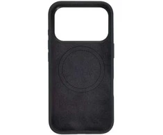 Dėklas FoneKit MagSafe-yhteensopiva Liquid Silicone suojakuori, iPhone 17 Pro, musta