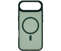 Dėklas FoneKit MagSafe-yhteensopiva Soft Touch suojakuori, iPhone Air, tummanvihreä
